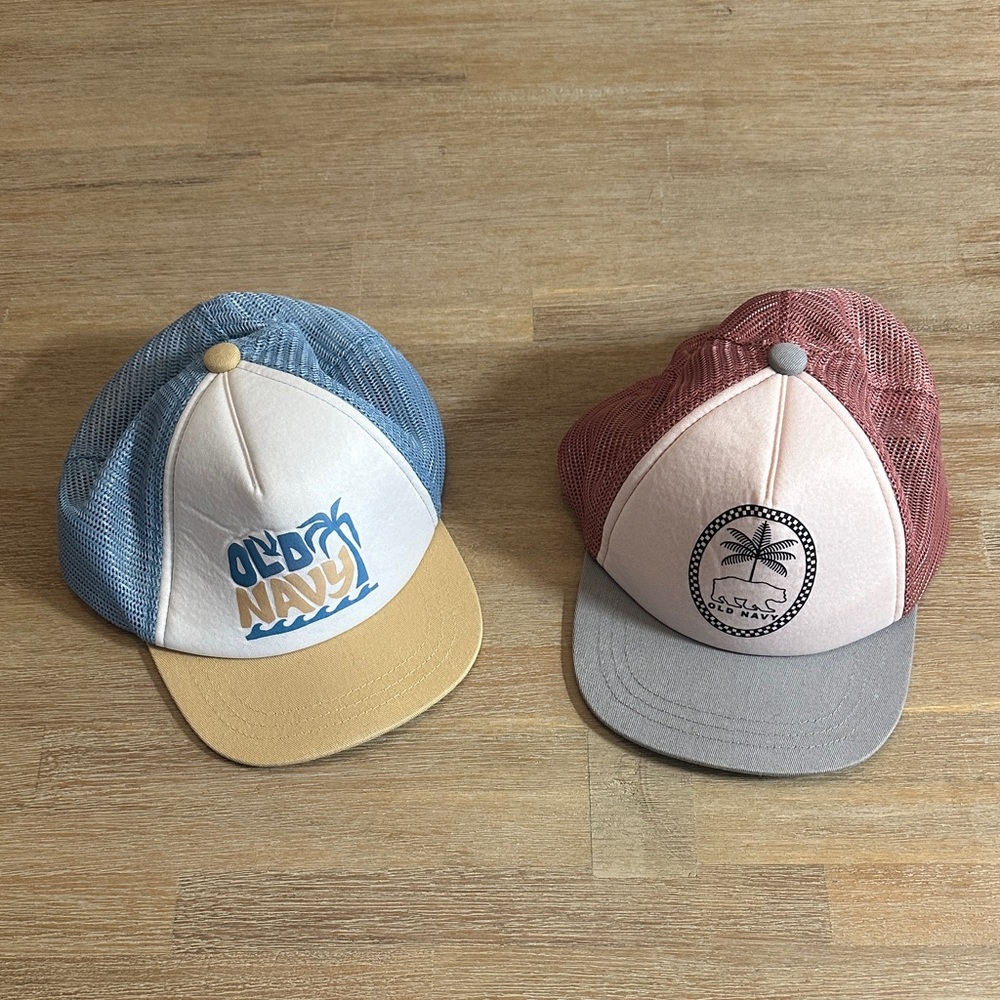ON | Kids' Mesh Trucker Hat Set | S + M